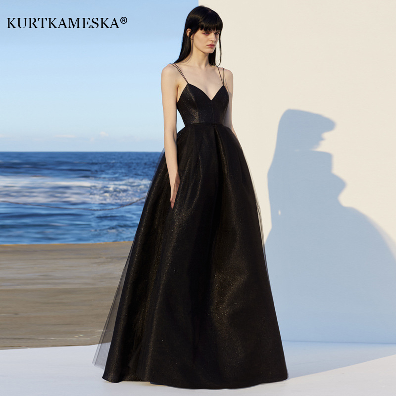 Elegant Spaghetti Strap Evenin - Women'S Formal Wear Wedding ulasan dan harga