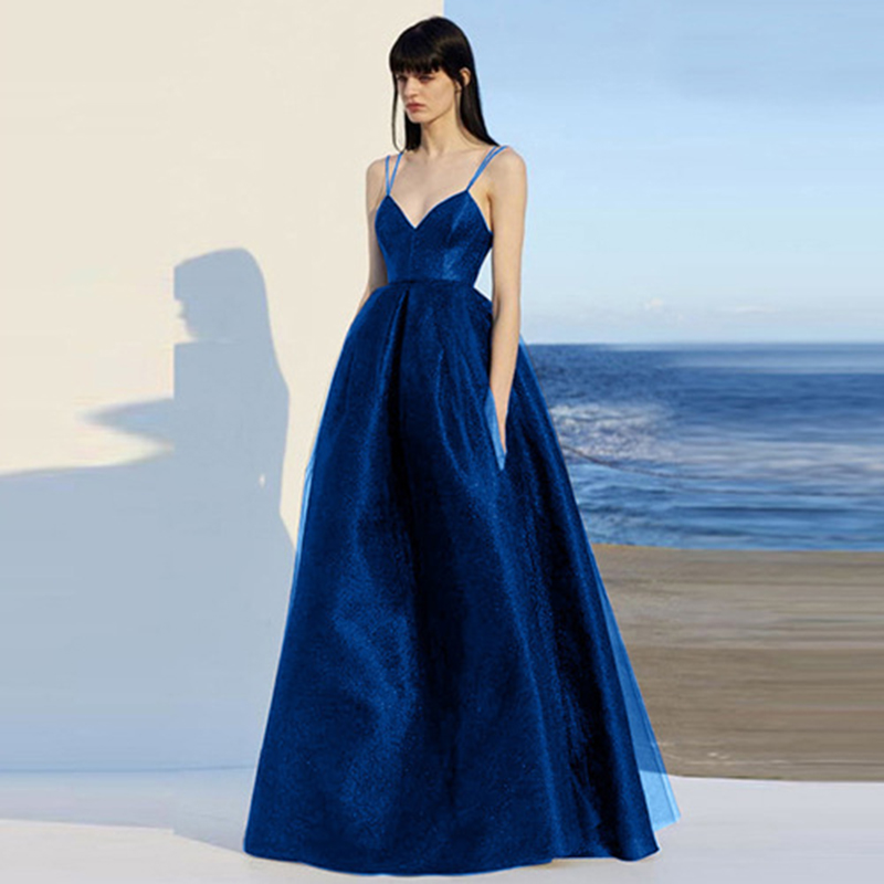 Elegant Spaghetti Strap Evenin - Women'S Formal Wear Wedding ulasan dan harga