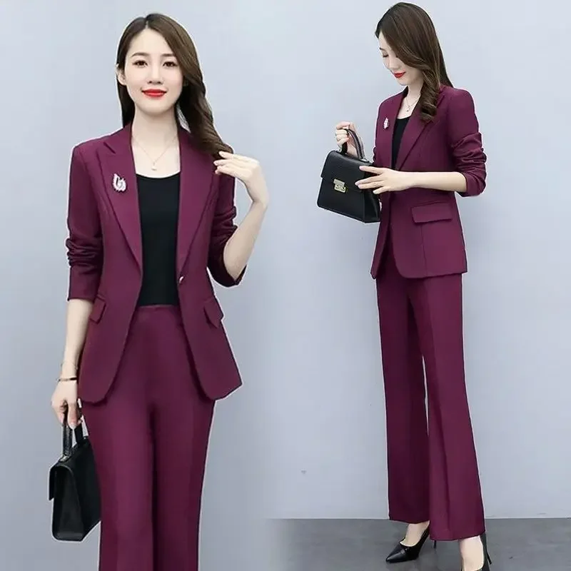 Outfit Wide Leg Trouser Suit B - Tailored Trouser Wide ulasan dan harga