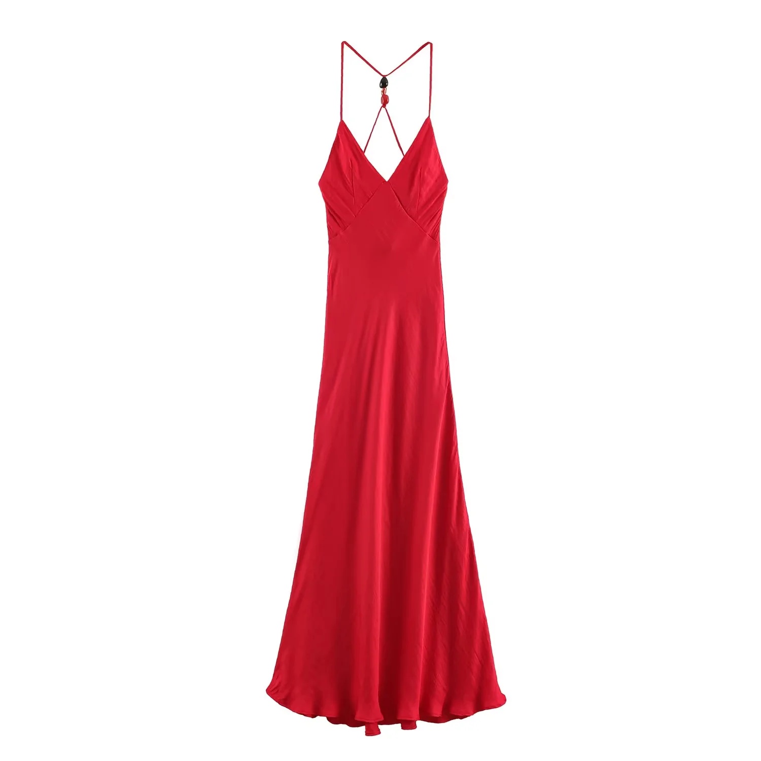 BSAY 2026 Women Fashion Satin  - Shift Dress Sleeveless ulasan dan harga