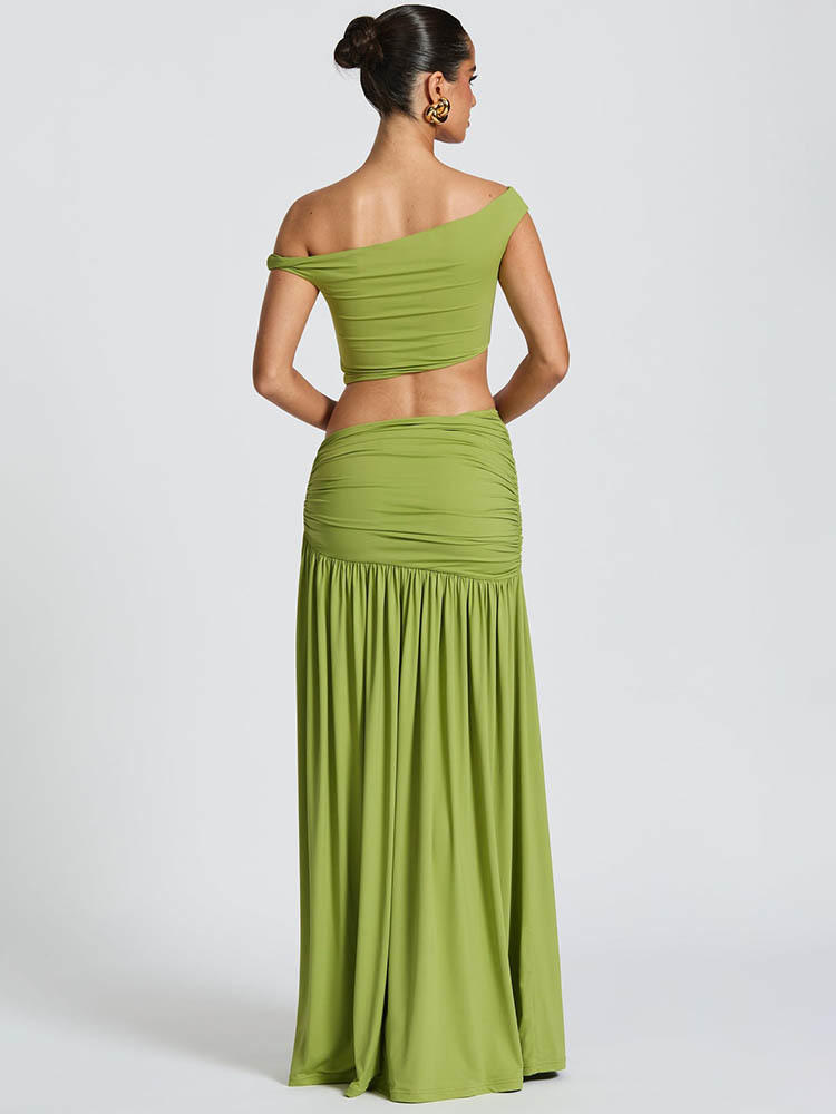 Mozision Elegant Dress Set Wom - Shift Dress Sleeveless ulasan dan harga