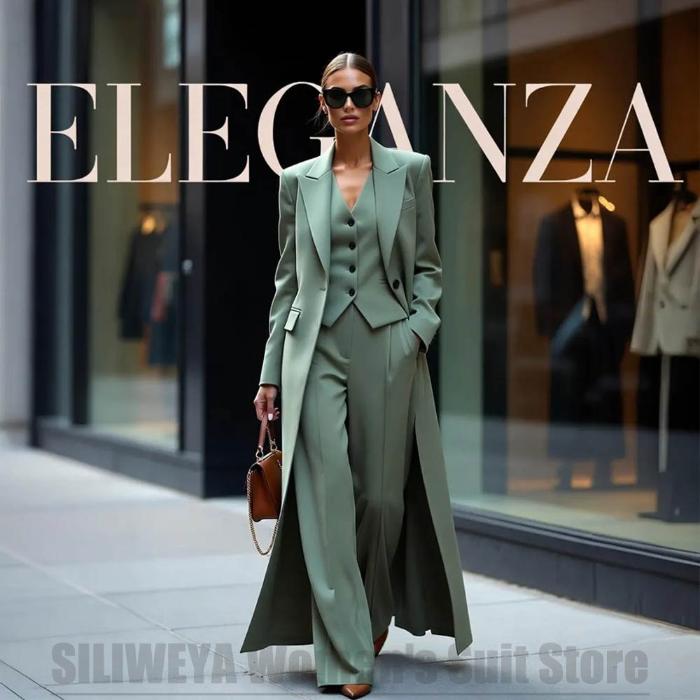 Chic Women's Suit Set Three Pi - Women'S Formal Wear Pants Suit ulasan dan harga