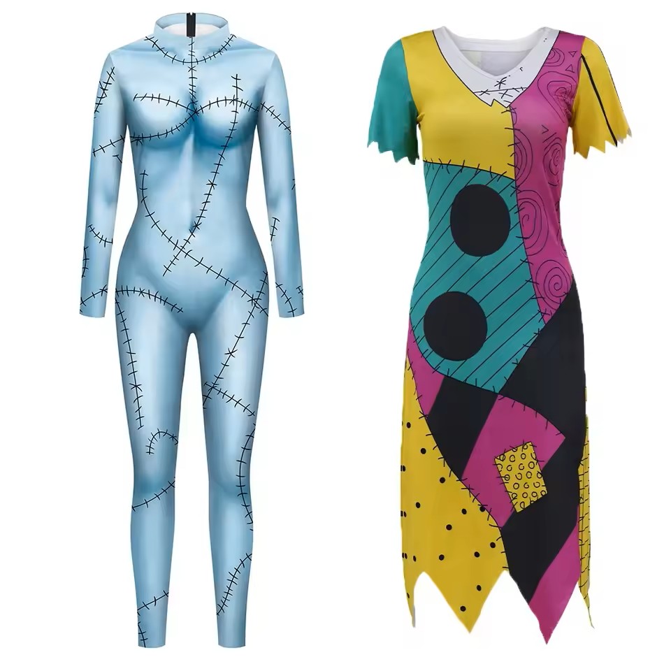 Halloween Anime Movie Sally Co - Shift Dress Sleeveless ulasan dan harga