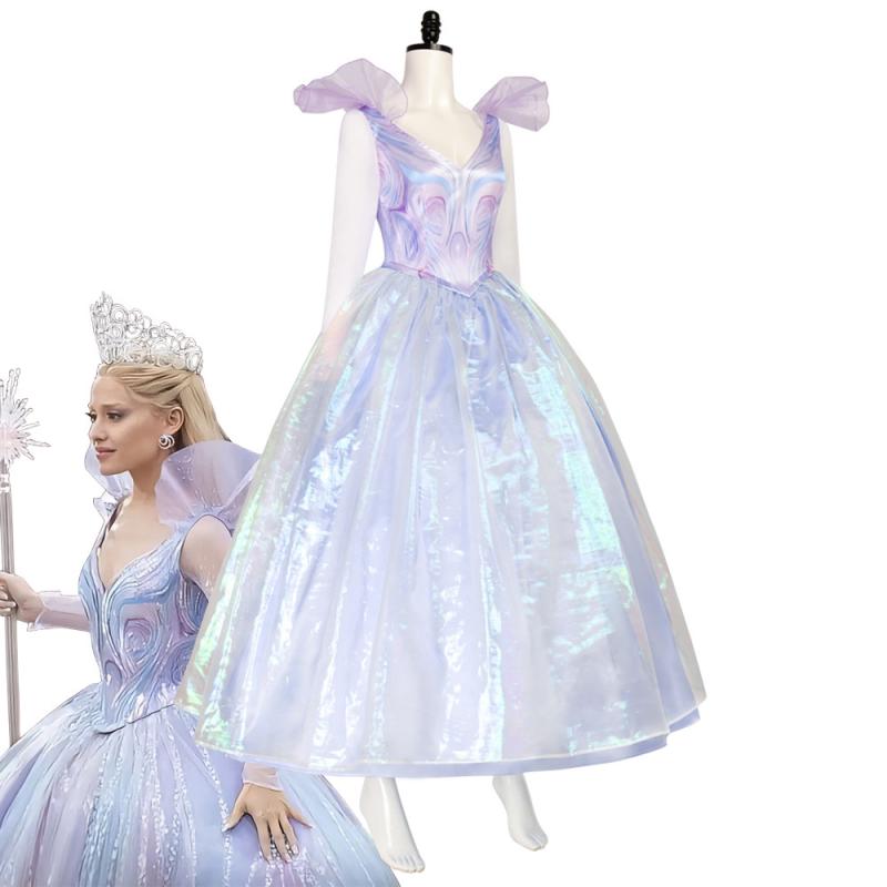 American Movies Glinda Cosplay - Shift Dress Sleeveless ulasan dan harga