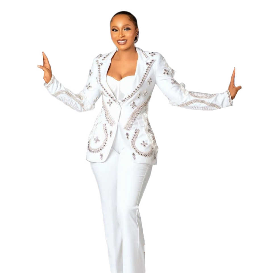 Luxury Women Pants Suits 2 Pcs - Women Formal Wear For Plus Size ulasan dan harga