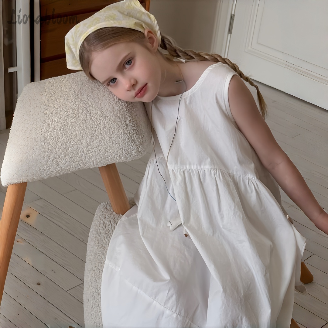 Girls' White Dress Simple Maxi - Women'S Formal Wear Wedding ulasan dan harga