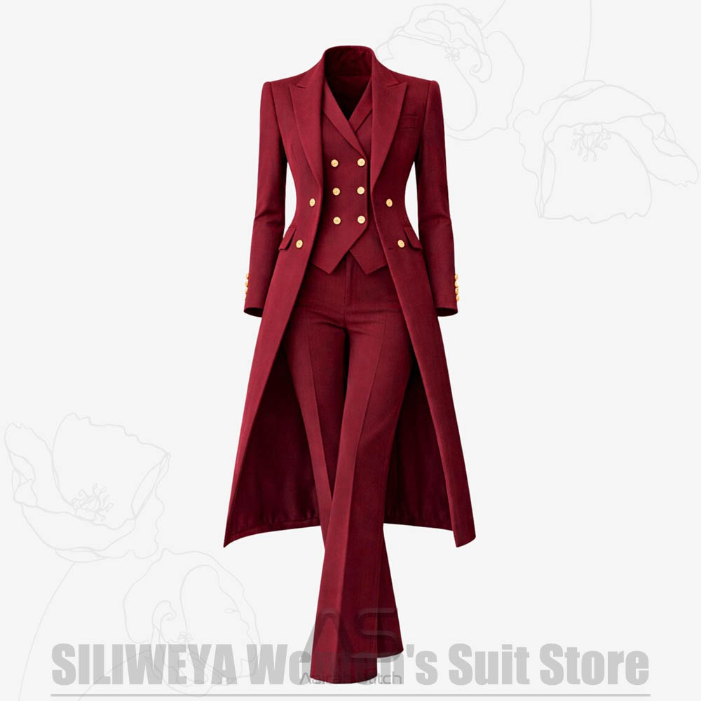 Women's Suit 3 Piece Double Br - Women'S Formal Wear Wedding ulasan dan harga