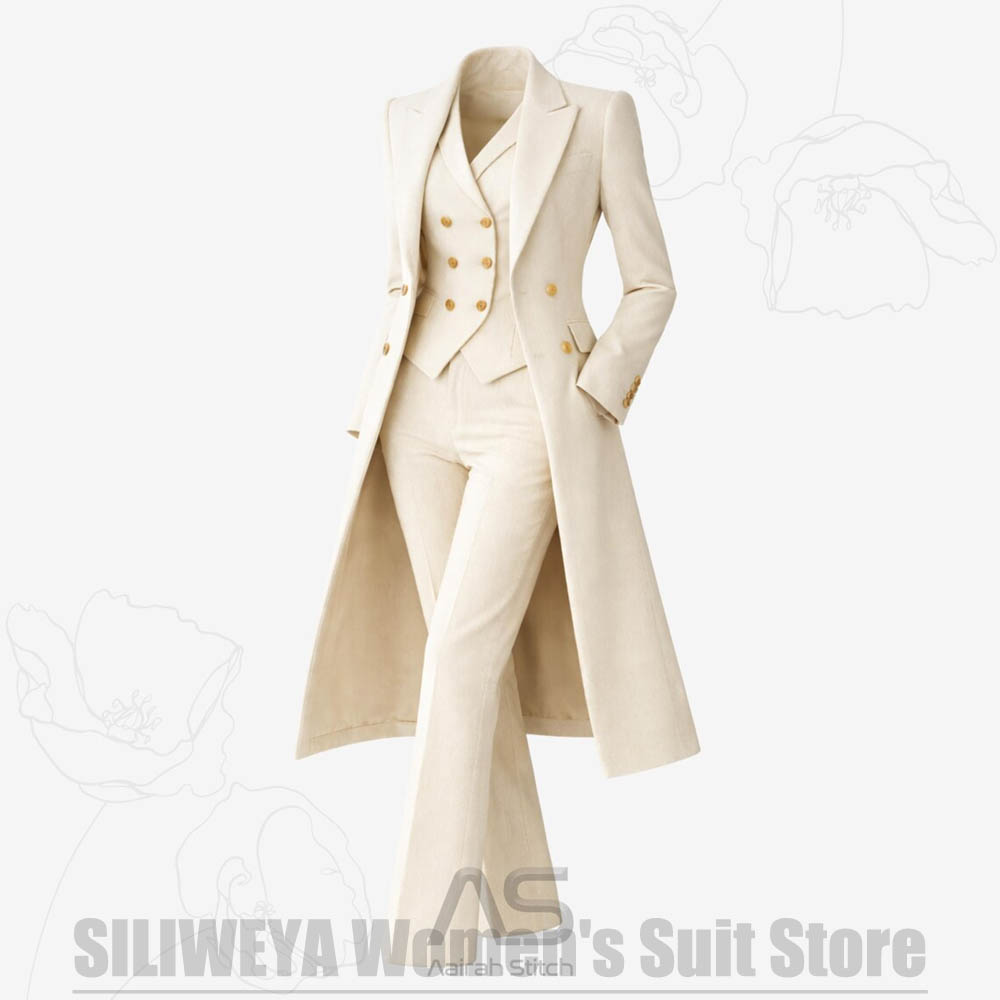 Women's Suit 3 Piece Double Br - Women'S Formal Wear Wedding ulasan dan harga