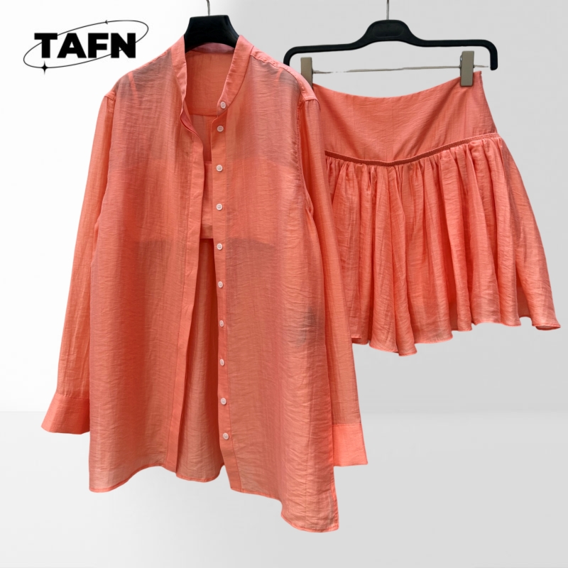 100% linen Ladies Fashion Skir - Women'S Formal Evening Wear Tops ulasan dan harga