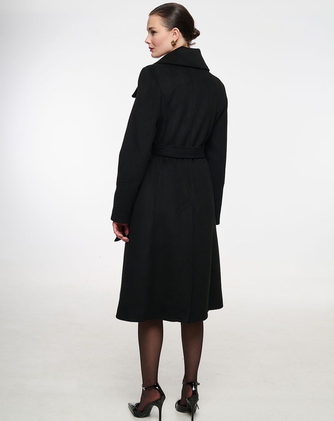 Vintage Black Stand Collar Wom - Women Formal Wear For Plus Size ulasan dan harga