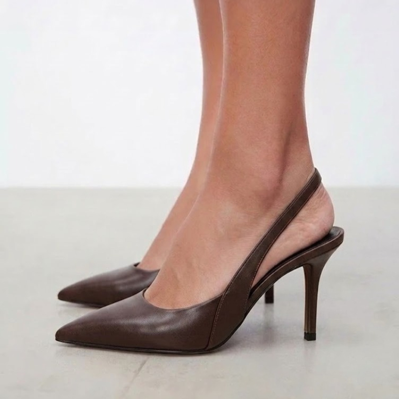 Women's Elegant Dark Brown Fau - Women Formal Wear For Office ulasan dan harga