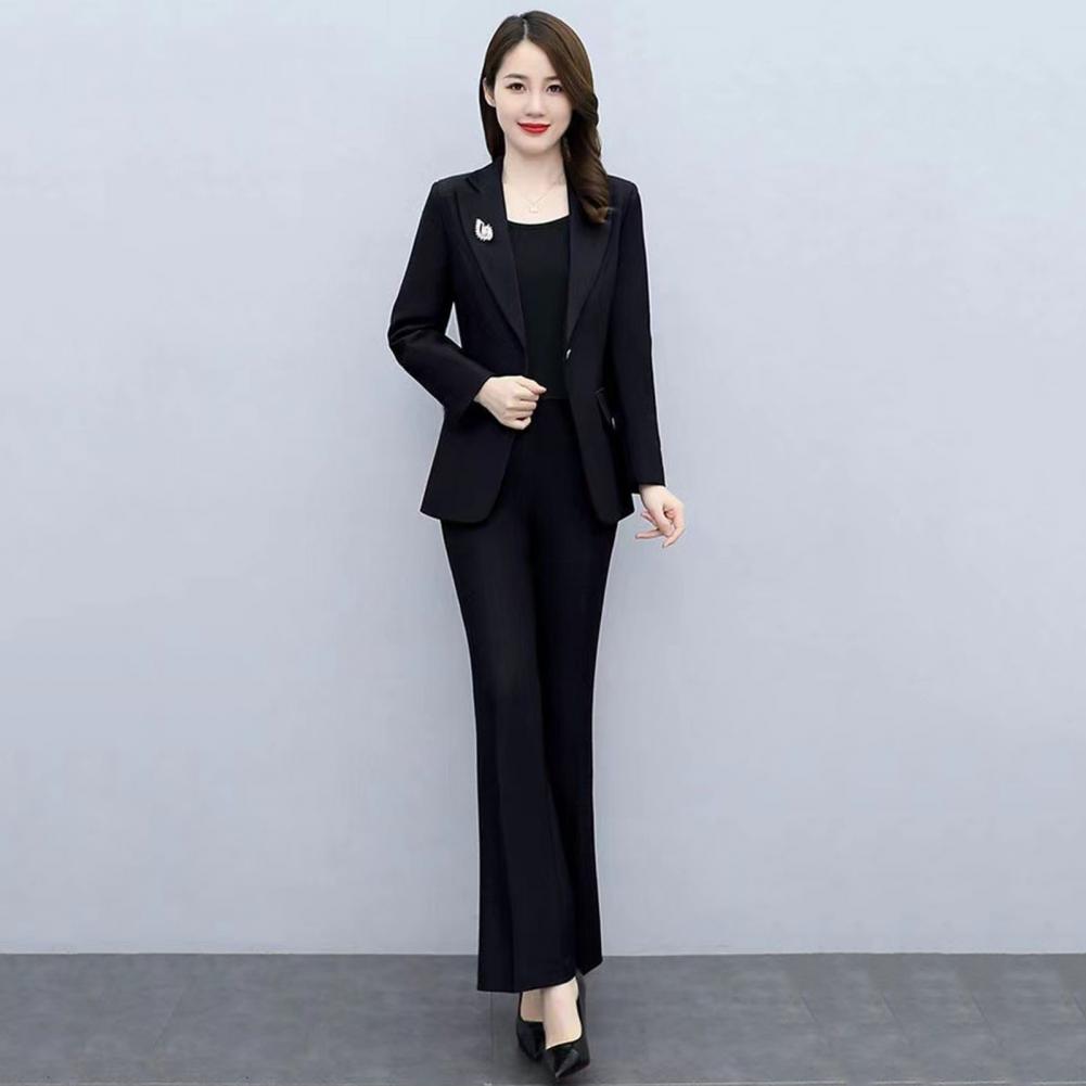 2 Pcs/Set Lady Formal Coat Pan - Women'S Formal Wear Pants Suit ulasan dan harga