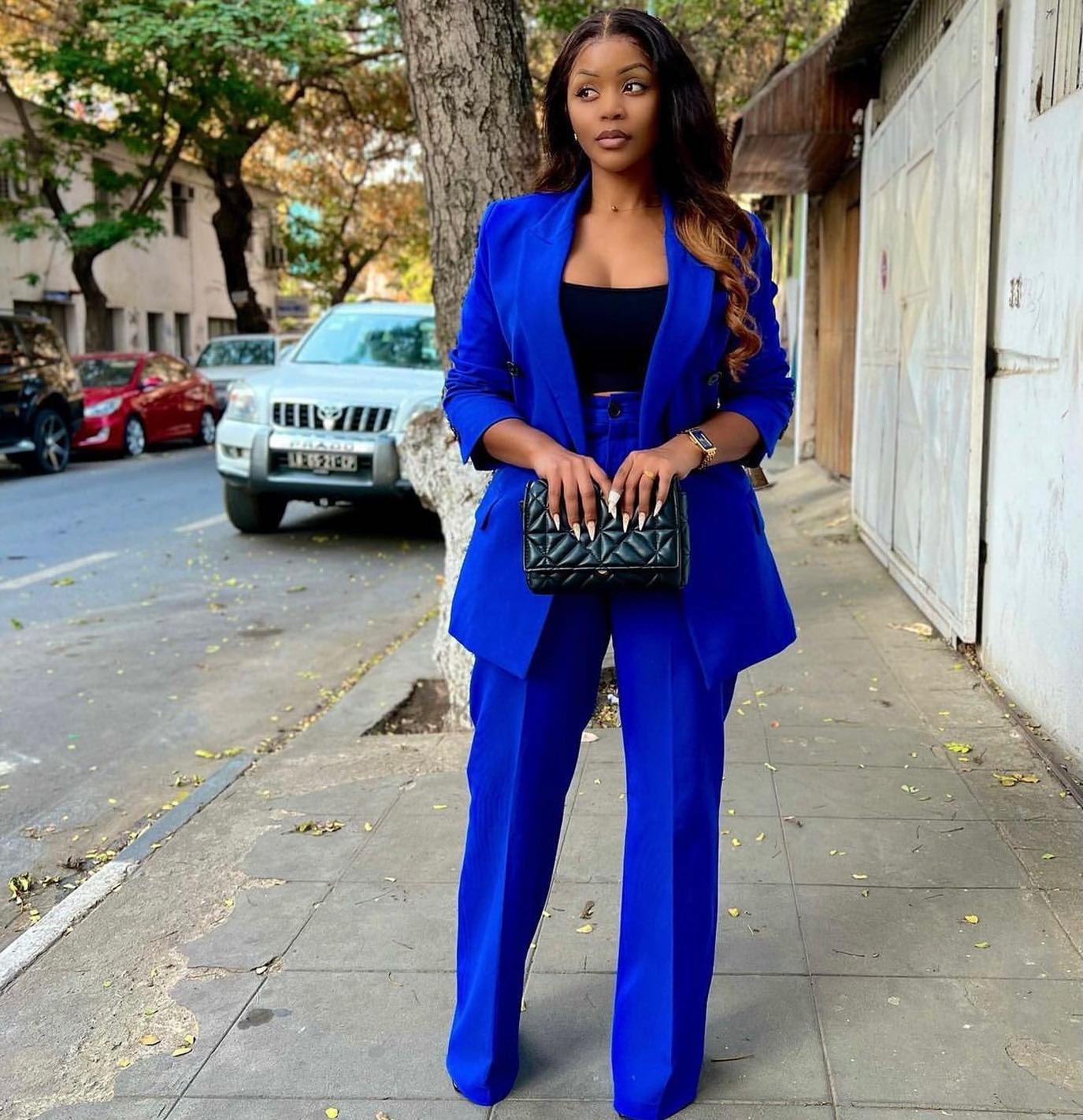 Royal Blue Women Pants Suits 2 - Women Formal Wear For Plus Size ulasan dan harga