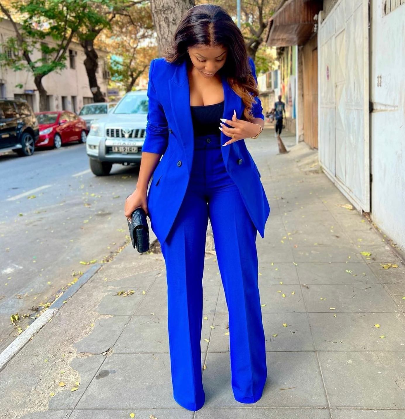 Royal Blue Women Pants Suits 2 - Women Formal Wear For Plus Size ulasan dan harga