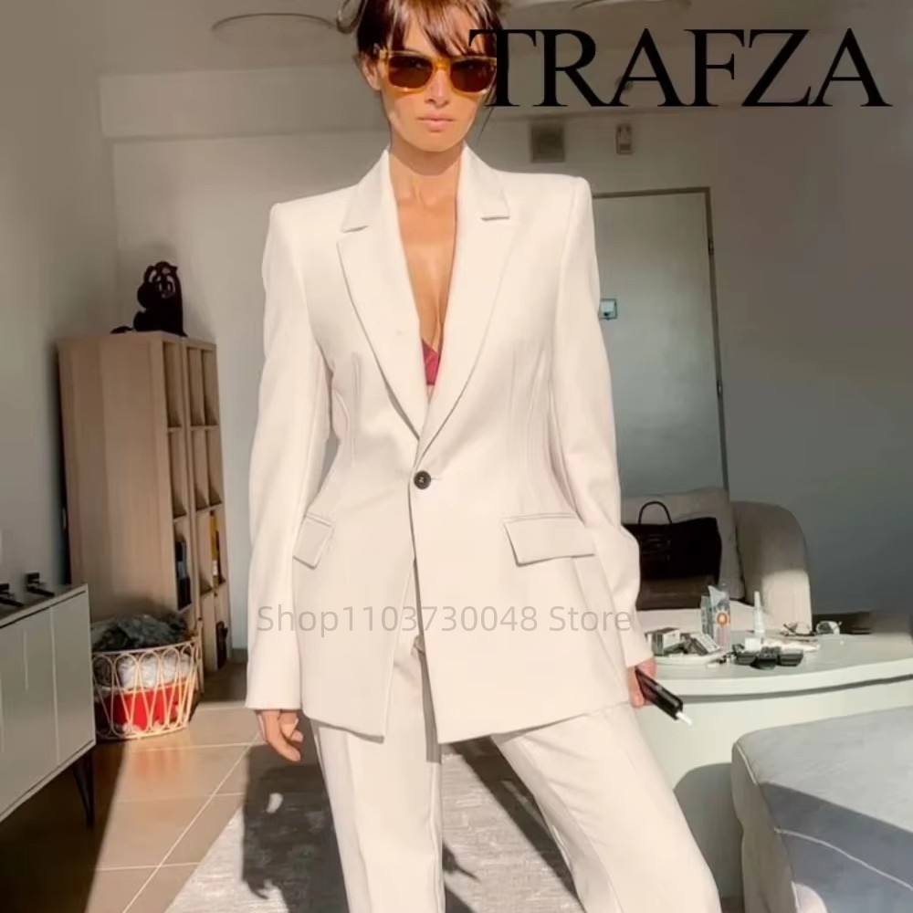 Fashion Office Ladies Blazer a - Women'S Formal Wear Pants Suit ulasan dan harga
