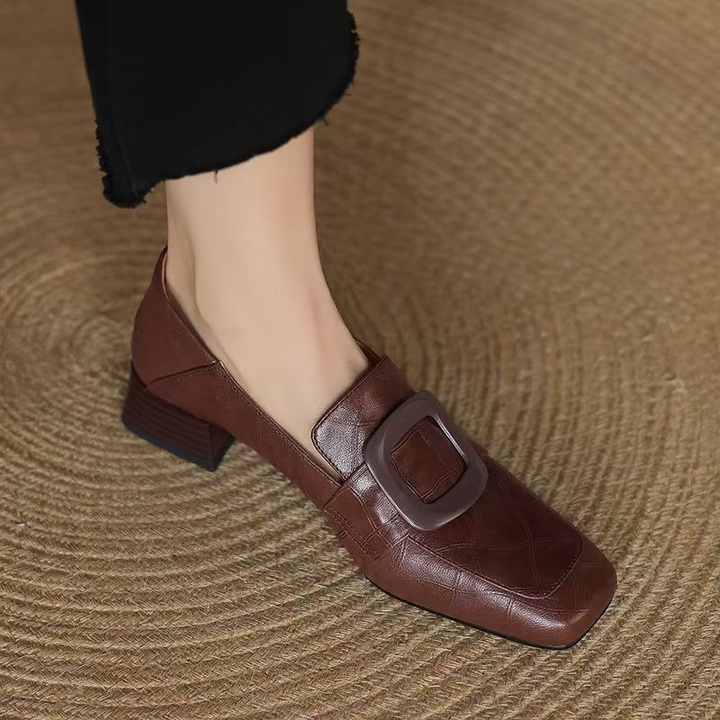 Fashion Square Buckle Designer - Women Formal Wear For Office ulasan dan harga